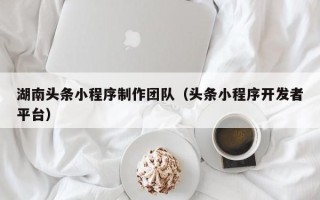 燕郊湖南头条小程序制作团队（头条小程序开发者平台）
